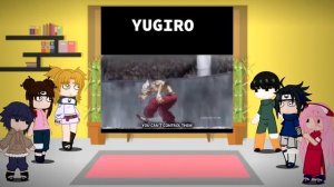 Naruto friends react to Naruto as Yugiro Hanma | Gacha React