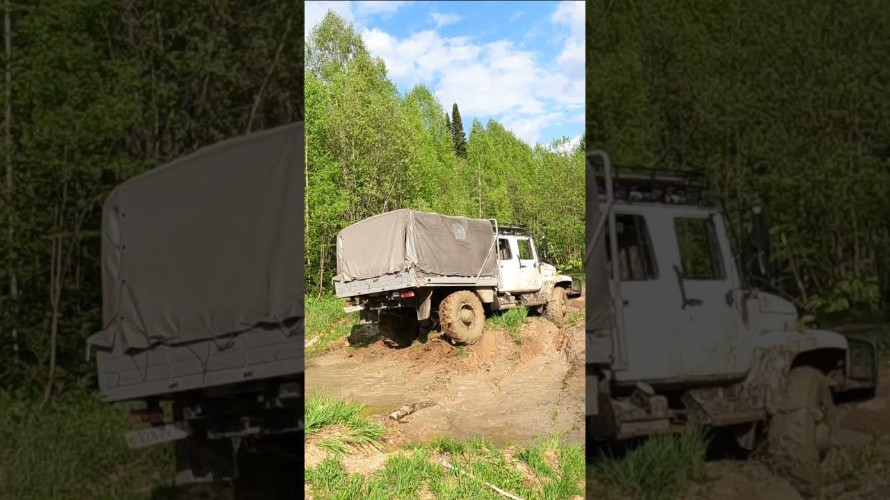 Газ  Садко 33081 на полном ходу