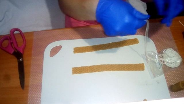 Мастер класс для новичков. Свеча из вощины. смотреть онлайн