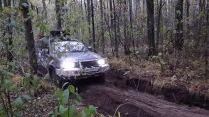 Полесье, в районе Олевська - Mitsubishi L200 33" глубокая колея [день 1]