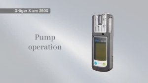 Draeger X-am 2500 - Pump Operation