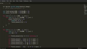 Игра сапёр или minesweeper на c++ c библиотекой sfml
