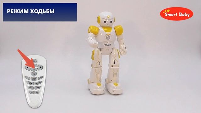 Робот Федя, радиоуправляемый, движения, танцы, обучение, QR