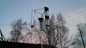 Вертикальный ветрогенератор, вариант 5