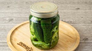 Маринованные огурцы с брокколи на зиму