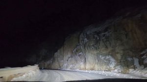 Monday Jan/2 - 830pm. FWD Accord - Studded General Arctic 12 tires...No chains.  Hwy 34 to Berg's.