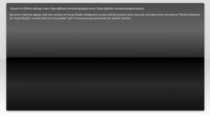 How to unlink / sign out from Git repository in "Visual Studio Code" for Mac
