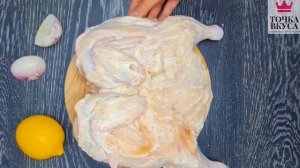 Курица в духовке целиком с хрустящей корочкой