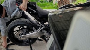 Установка подката под мотоцикл Honda cbr650f abs 2014