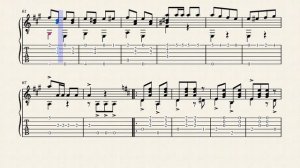 March Brillant – C. V. Hayden (fl.1887) - Tablature