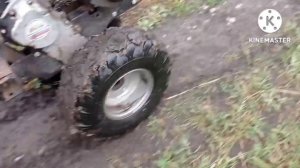Покатушки по грязи. Грязь. Вело мотор