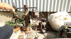 сверлильный станок НС-12 мотор от стиральной машины