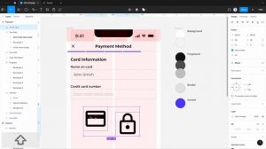 Create Payment Screen UI Design Using Figma