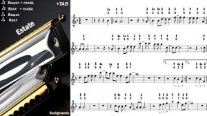 Estate - Harmonica TAB - Михаил Гапак - Hohner Meisterklasse