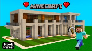 Майнкрафт - как построить легкий особняк, minecraft.