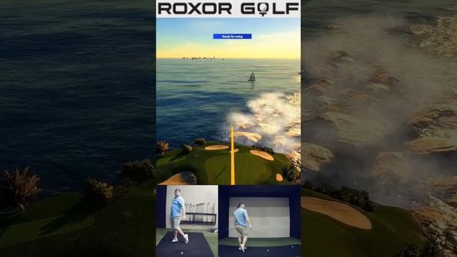 Golf Sim Pebble Beach #7 #golfsimulator