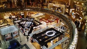 Париж, Галерея Лафайет, смотровая площадка, шоппинг/Paris, Galeries Lafayette.