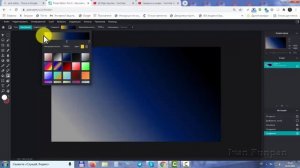 Как создать градиент цвета в новой программе  Pixlr 2021. Градиентная заливка картинки