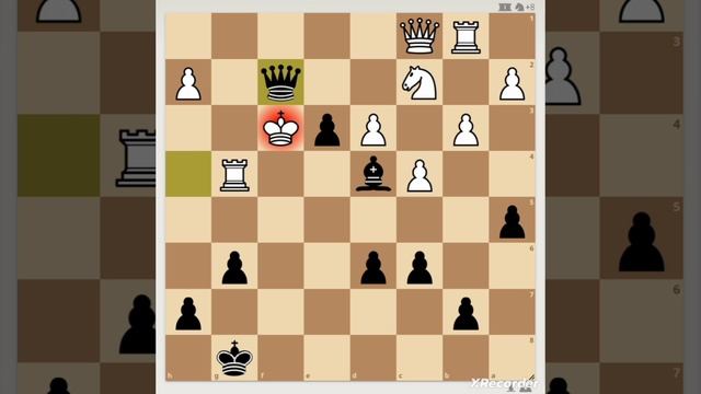 Мат в четыре хода. Черные начинают и выигрывают. Checkmate in four moves. Black starts and wins