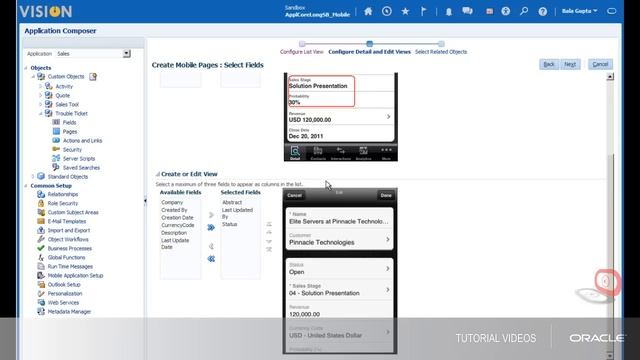 Customizing Oracle Sales Cloud Mobile R8 смотреть онлайн