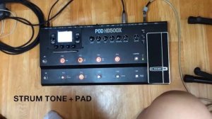 [Sound Sample] LINE6 POD HD500X Acoustic Guitar Tone