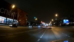 Мичуринский проспект. Москва ночная, ноябрь 2022