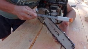 заточка цепи обзор напильника штиль