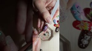 Пион в технике "китайская роспись"