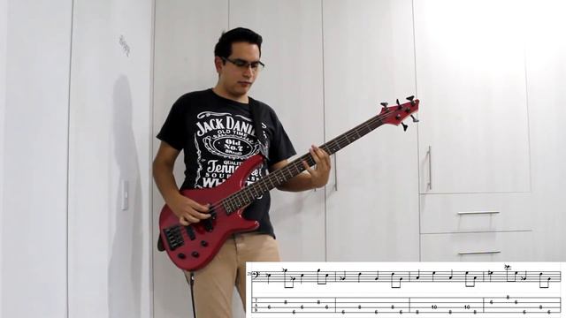 Perdón perdón - Los angeles azules ft. Ha-Ash [Bass cover] Con tabs смотреть онлайн