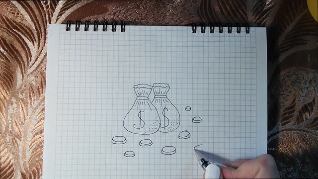 Рисуем вместе # 37 Мешок с деньгами смотреть онлайн
