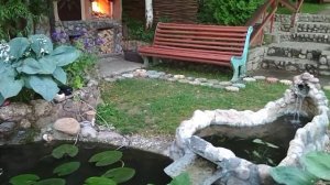 Зона отдыха на любимой даче.