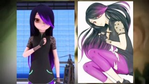 ПЕРСОНАЖИ ЛЕДИ БАГ И СУПЕР КОТ В СТИЛЕ АНИМЕ