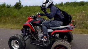 Покатушки по полигону на Yamaha Raptor 700