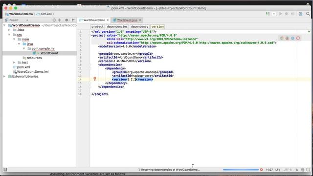 Debugging Map reduce program using IntelliJ смотреть онлайн