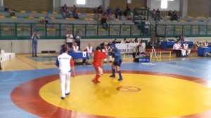 Championnat d'europe 2013 sambo combat -100kg