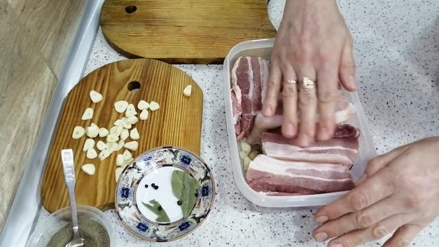 Сало соленое, Засолка сала, Мягкое соленое сало ,Сало #АннаМалютинаЛюблюГотовить