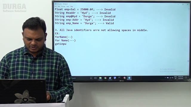Core Java || Language Fundamentals || Identifiers Part - 2 || by Nagoor Babu смотреть онлайн