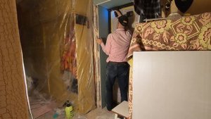 Откосы из ламината для входной двери