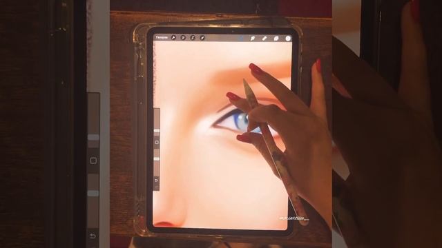 РИСУЕМ АРТ РЕТУШЬ В СТИЛЕ ДРИМ АРТ | от moriartiiee_ смотреть онлайн