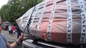 Транспортировка каяков на авто.