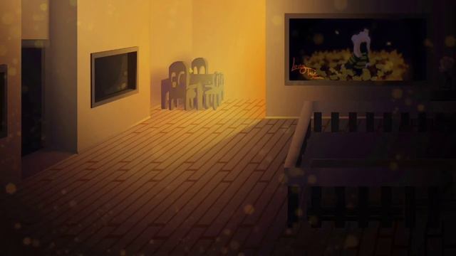 Undertale Home OST + Rain 1 Hour | Relaxing music смотреть онлайн