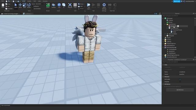 ROBLOX STUDIO | How to make a Quest System (NPC Interactive!) [Repeatable Quests!] смотреть онлайн