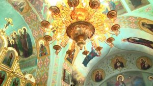 31.05.2014 год. Служба в монастыре прав. Иоанна  Кормянского.