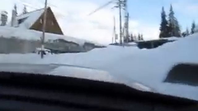 2011 Ford Explorer snowy off-road, спуск с ур. Драгобрат3 смотреть онлайн