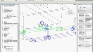 Процесс моделирования системы холодного водоснабжения в Autodesk Revit MEP