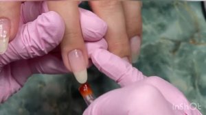 Градиент по акриловой пудре