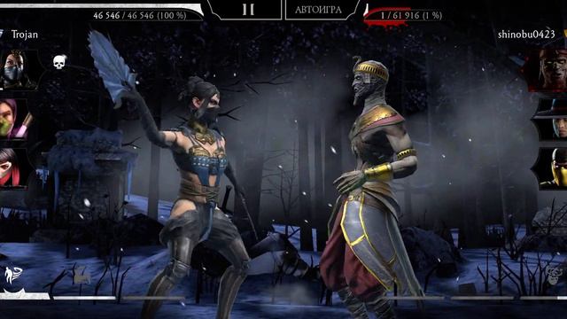 Режим ВФ Башня Бог 15 этажей Алмазные Ассасины Скарлет, Джейд и Китана | Mortal Kombat 11 mobile смотреть онлайн