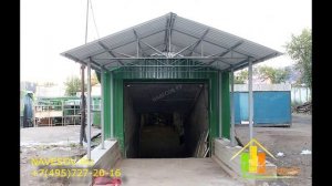 Навесы над входом и козырьки