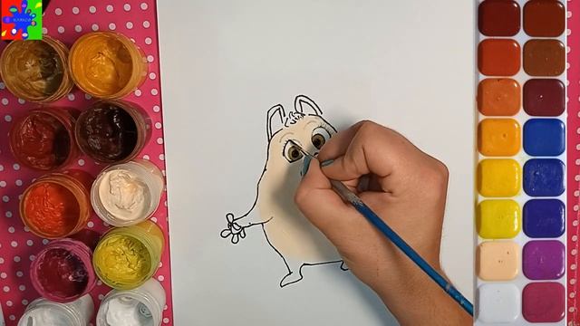 Оп из мультика Пончары. Глобальное закругление (2021). Раскраска для детей смотреть онлайн