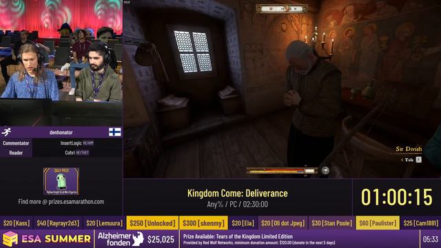 Kingdom Come: Deliverance [Any%] by denhonator - #ESASummer23 смотреть онлайн